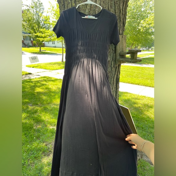 Free people beach Meg midi black dress - Picture 5 of 5